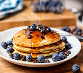 Easy Blueberry Pancakes