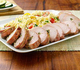 Pesto Stuffed Pork Chops