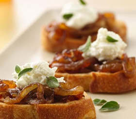 Caramelized Onion Bruschetta