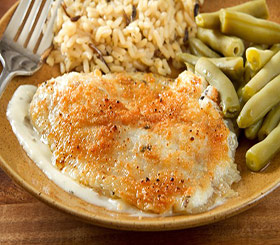Broiled Tilapia Parmesan