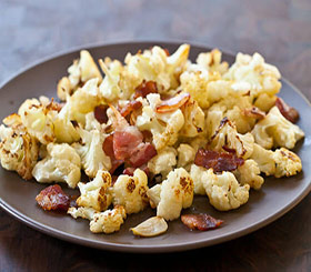 Balsamic & Parmesan Roasted Cauliflower