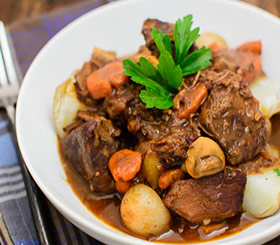 Beef Stew in Red Wine Sauce