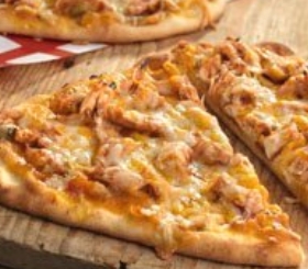 Peach Mango BBQ Pizza