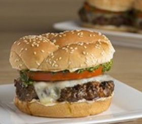 Chorizo Burgers with Chimichurri