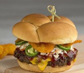 Sweet 'n' Heat BBQ Crunch Burgers