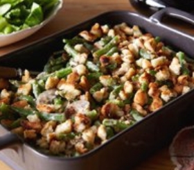 Green Bean Mushroom Madeira Casserole
