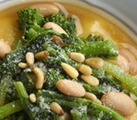 Broccoli Rabe & White Beans in Vegetable Broth