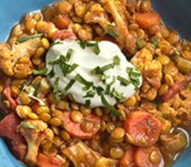 Cauliflower & Lentil Stew