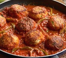 Chicken Cacciatore Meatballs
