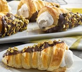 Puff Pastry Cannoli Cones