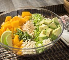 Coconut Cilantro Lime Rice Salad