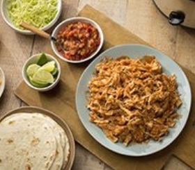 Slow Cooked Chicken Tacos