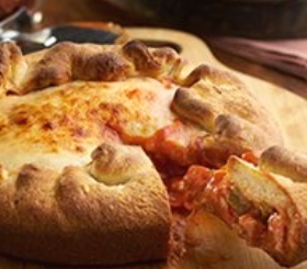 Homemade Deep Dish Pizza with Sausage & Peppers