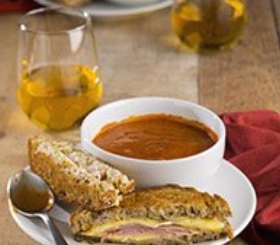 Honey Ham & Brie Grilled Cheese