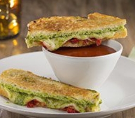 Pesto Provolone Grilled Cheese