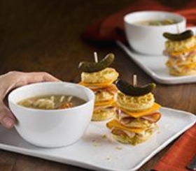 Mini Waffle Sandwiches