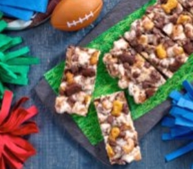 Choco-Mint Marshmallow Goldfish Treats