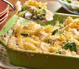 Chicken Broccoli Alfredo Bake