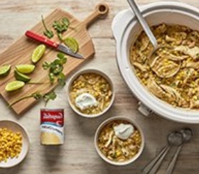 Slow Cooker Corn and Chicken Chili