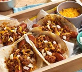 Coney Island Chili Dog Tacos