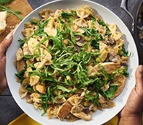 One-Pot Pasta with Chicken, Lemon & Arugula