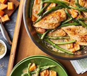 One-Pan Chicken and Sweet Potato Skillet