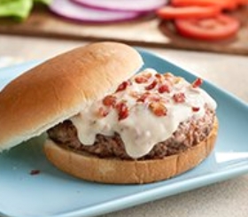 Deluxe Cheese-Stuffed Burgers