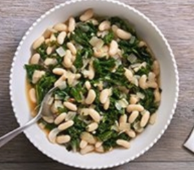 Brodo Braised Kale & White Beans