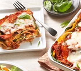 Low FODMAP Zucchini  & Eggplant Layered Lasagna