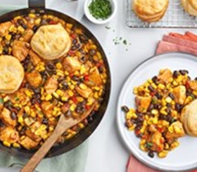Sweet Potato Chicken & Biscuits