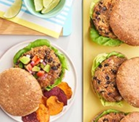 Sweet Potato Vegan Burgers