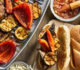 Grilled Vegetable Sandwiches