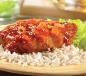 Grilled Orange Picante Pork Chops