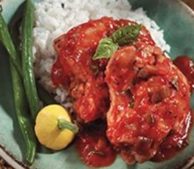 Chicken Thighs con Picante Sauce