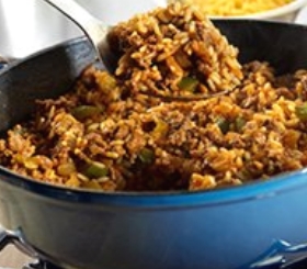 Arroz Rojo with Beef