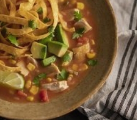 Hearty Chicken Tortilla Soup