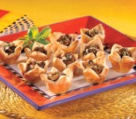 Basil-Mushroom Tartlets