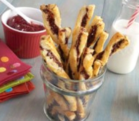 Chocolate Berry Twists