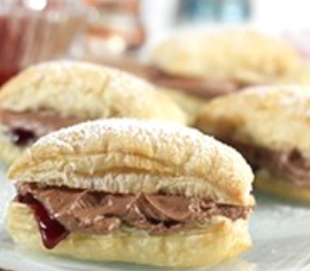 Chocolate Raspberry Mini-Napoleons