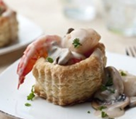 Creamy Shrimp and Scallop Shells