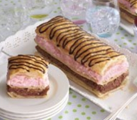 Neapolitan Ice Cream Napoleon