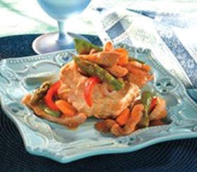 Gingered Pork & Vegetable Shells