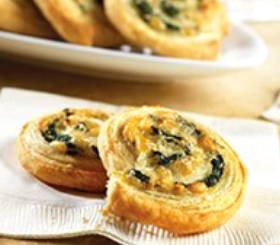 Spinach-Cheese Swirls