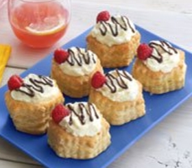 White Chocolate Mousse Pastries