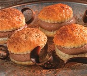 Cocoa Petit Pastry Puffs