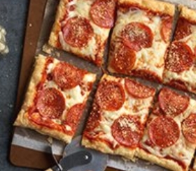 Puff Pastry Pepperoni Pizza