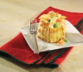 Chicken Pot Pie in a Shell