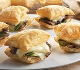 Portobello Mushroom Napoleon Appetizers
