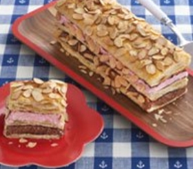 Puff Pastry Ice Cream Torte