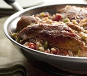 Chicken Rice Skillet